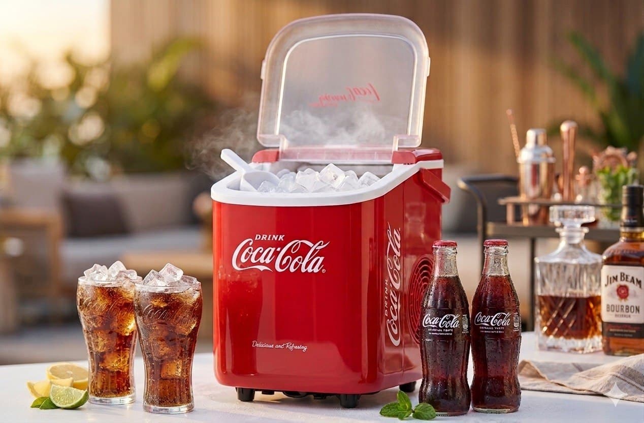 Salco Coca-Cola Retro Hot Dog Maker im Außenbereich