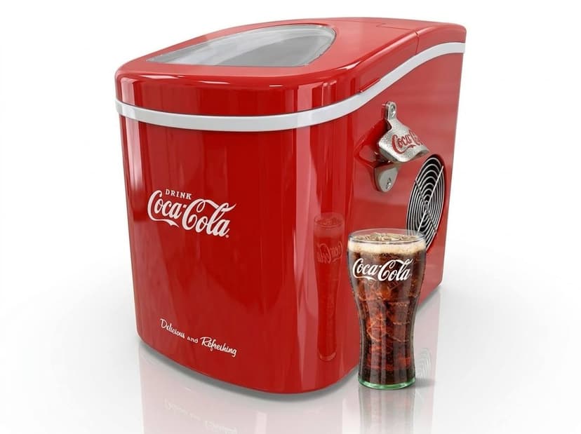 Salco Coca-Cola Eiswürfelmaschine (Rot)
