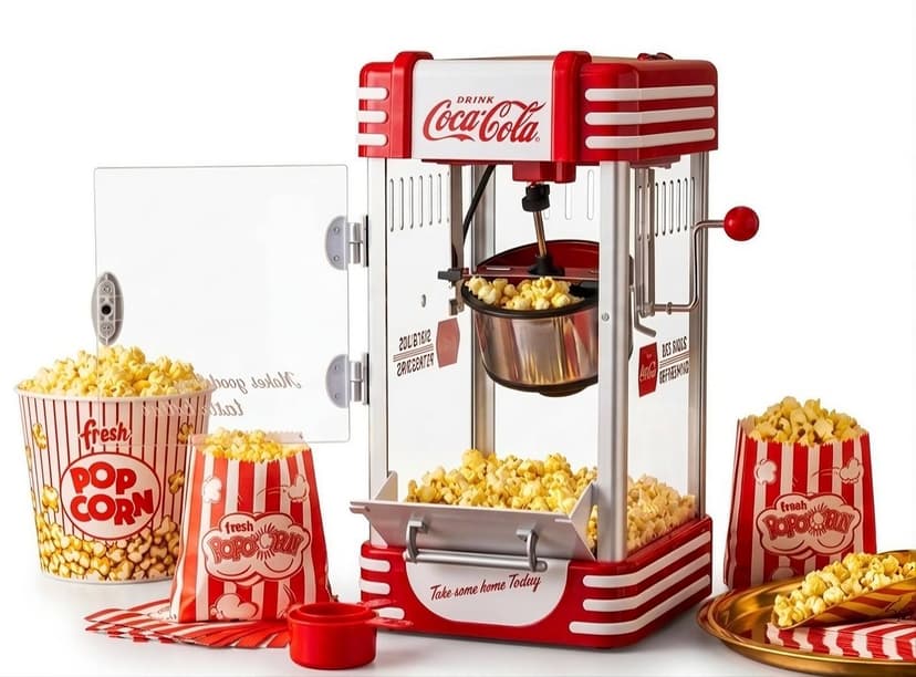 Salco Coca-Cola Popcornmaschine 50s Retro